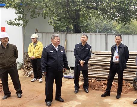 仲軍到冶建基礎分公司項目調(diào)研指導